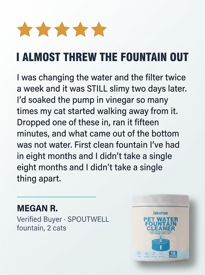 Spoutwell Pet Fountain Cleaning Tablets