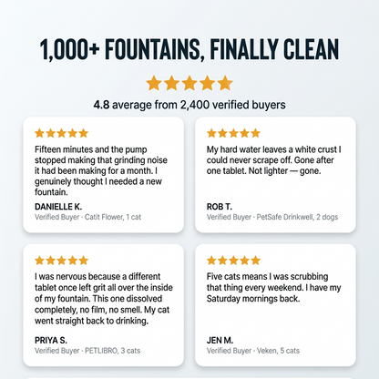 Spoutwell Pet Fountain Cleaning Tablets