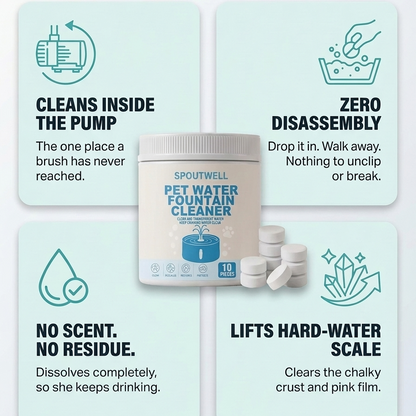 Spoutwell Pet Fountain Cleaning Tablets
